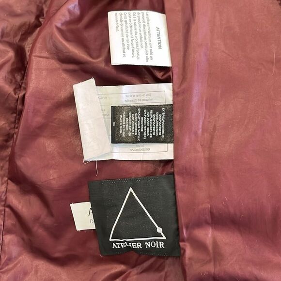 Rudsak Atelier Noir Winter Down Jacket Coat Leather *READ* - Women’s Large - Picture 11 of 16